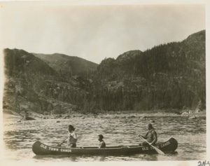 Image of Old Town canoe- Bert, Miriam,  MacMillan